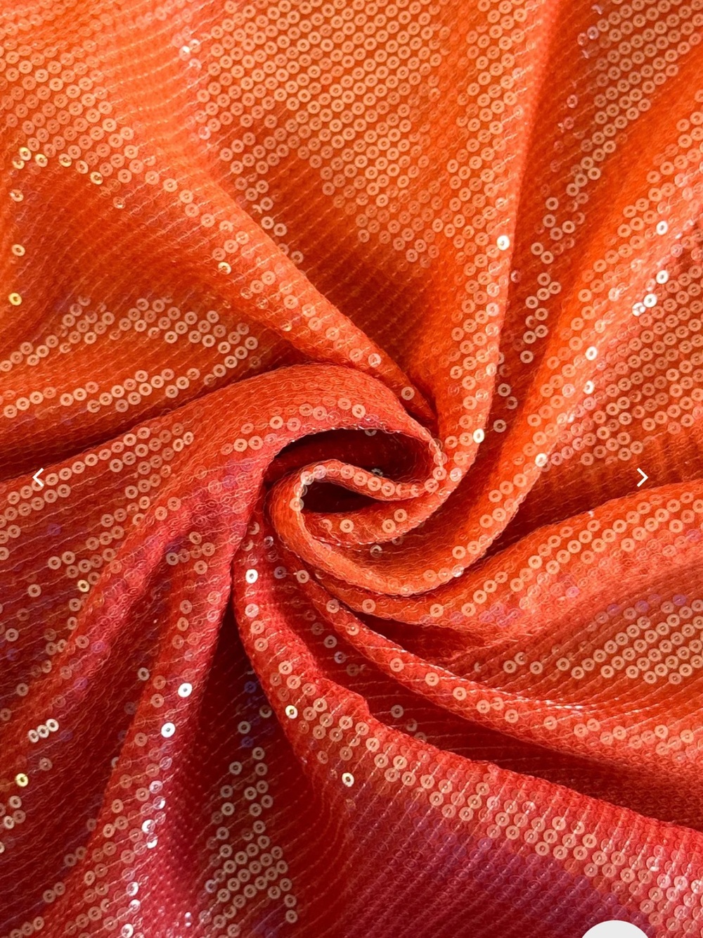 Coral Sequin Cowl Neck Maxi Slip Dress - Picture 7 of 10